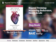 Tablet Screenshot of beyondtrainingbook.com